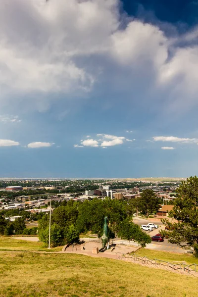 Felhők Rapid City Felett Dél Dakota Skyline Drive Ról — Stock Fotó