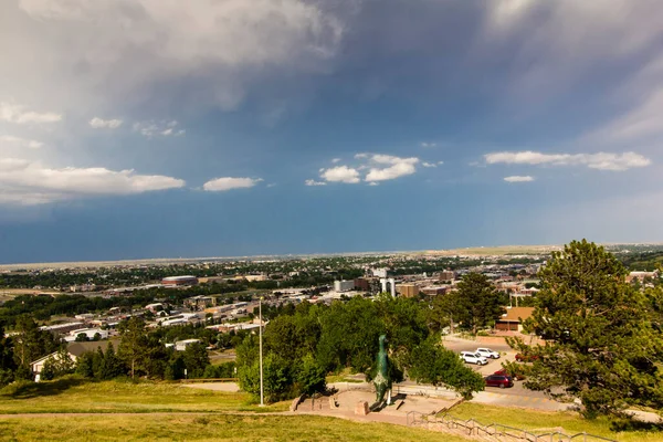 Clouds Rapid City South Dakota Seen Skyline Drive — Stockfoto