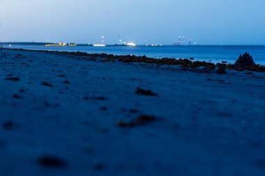 Summer Evening sunset at the Atlantic Ocean at Cape Canaveral, Florida