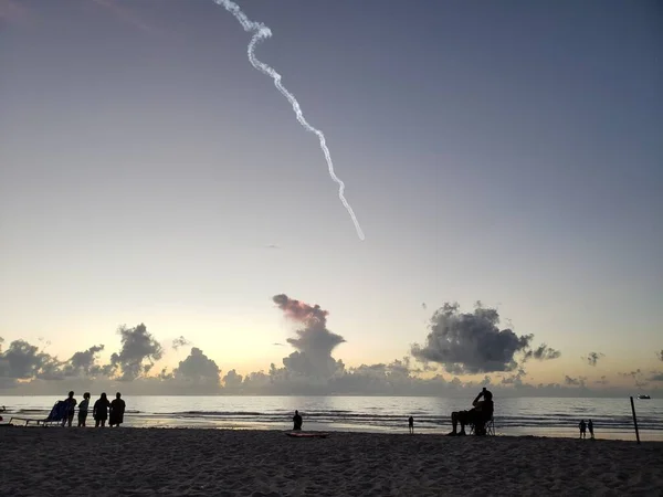 Morning Rocket Launch, August 4, 2022 Cape Canaveral, Florida