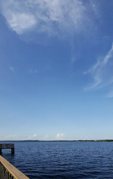 Вид Озеро Міннеола Протягом Літнього Дня Клермон Флорида — стокове фото