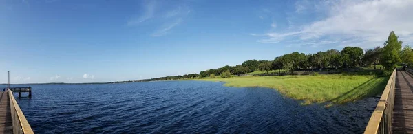 View Lake Minneola Summer Day Clermont Florida — 图库照片