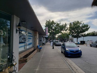 Views of Downtown Clermont, Florida in Summer