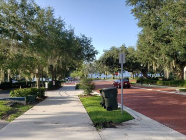 Views of Downtown Clermont, Florida in Summer