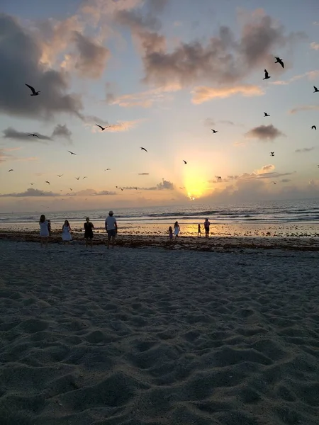 Beach Summer Sunrise Cape Canaveral Florida — Stock Photo, Image