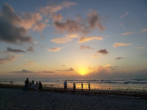 Beach Summer Sunrise Мысе Канаверал Флорида — стоковое фото