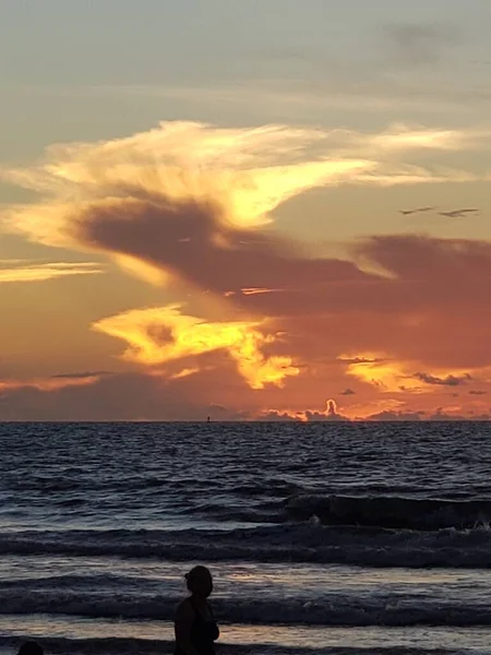 Beach Summer Sunrise Cape Canaveral Florida — ストック写真