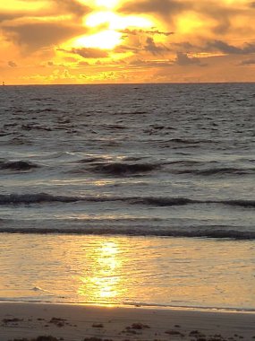 Beach Summer Sunrise at Cape Canaveral, Florida