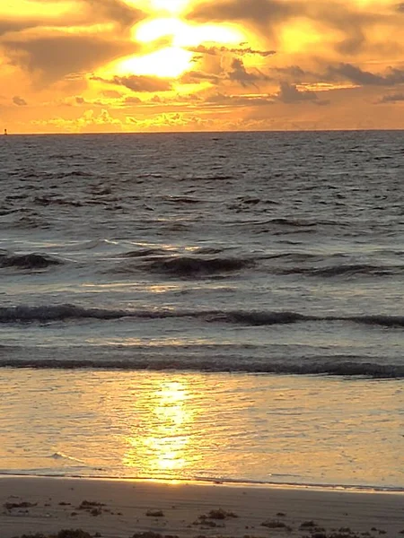 Beach Summer Sunrise Cape Canaveral Florida — Foto de Stock