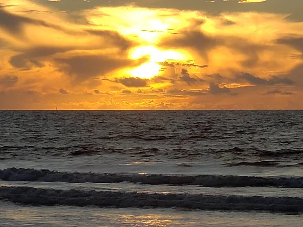 Beach Summer Sunrise Cape Canaveral Florida — Fotografia de Stock