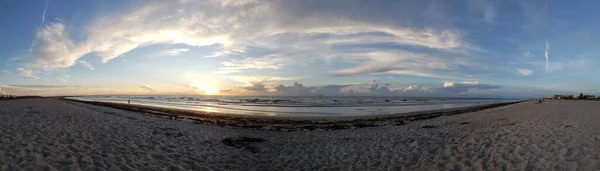 Beach Summer Sunrise Мысе Канаверал Флорида — стоковое фото