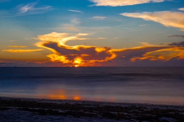 Beach Summer Sunrise Cape Canaveral Florida — Stock Photo, Image