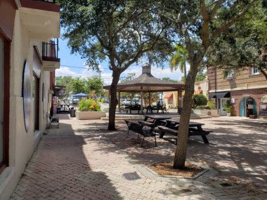 Views of Historic Downtown Cocoa, Florida in Summer