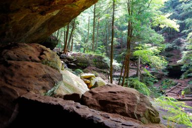 Old Man's Cave in Summer, Hocking Hills State Park, Ohio