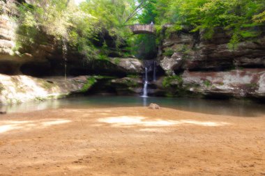 Old Man's Cave in Summer, Hocking Hills State Park, Ohio