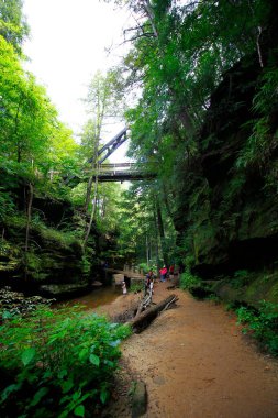 Old Man's Cave in Summer, Hocking Hills State Park, Ohio
