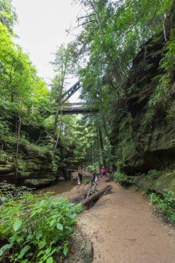 Old Man's Cave in Summer, Hocking Hills State Park, Ohio