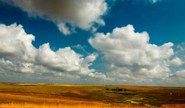 Yaz aylarında Güney Dakota 'nın kırsal kesimi
