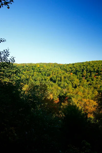 Vista Del Desfiladero Mohican Parque Estatal Mohican Ohio —  Fotos de Stock