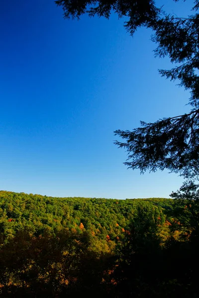 Mohican Gorge Overlook Mohican State Park Ohio — Foto Stock