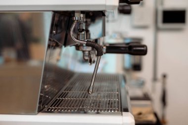 kahve makinesi kahve yapma yakın çekim 