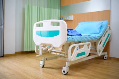 Background of Patient bed in hospital , health care concept 