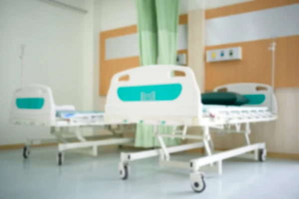 Blurred Background Patient Bed Hospital Health Care Concept — Fotografia de Stock