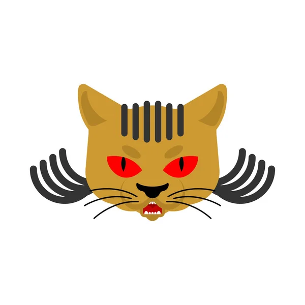 Sneaky Angry Cat Face Graphic · Creative Fabrica