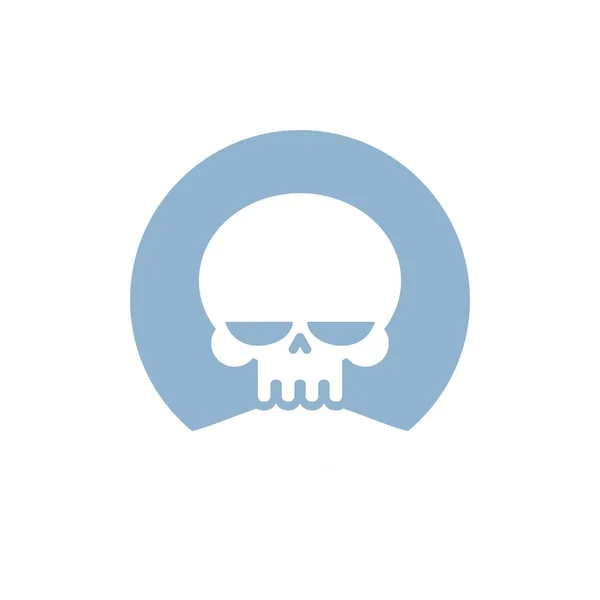 Scull Icône Profil Utilisateur Symbole Forum Avatar Titulaire Place Pour — Image vectorielle