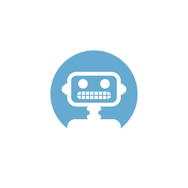 ロボットユーザープロフィールアイコン アバターフォーラムのシンボル ソーシャルネットワーク フォーラムのプレースホルダー 顔のサインインターネットオンライン — ストックベクタ