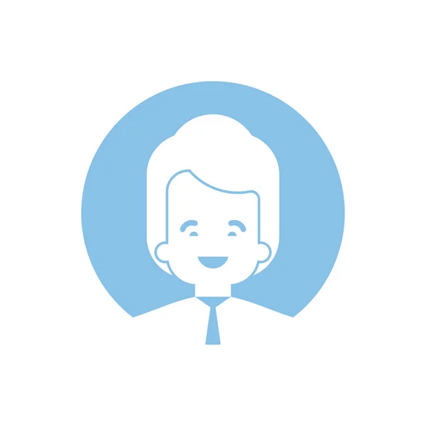 Geschäftsmann Benutzerprofil Symbol Avatar Forum Symbol Platzhalter Für Soziale Netzwerke — Stockvektor