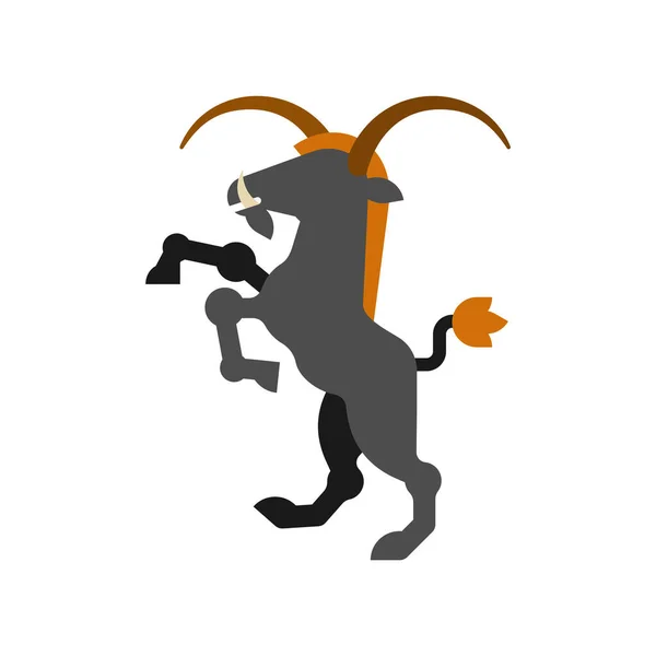 Yale Wappentier Fantastische Bestie Monster Für Wappen Heraldisches Gestaltungselement — Stockvektor