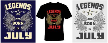 Temmuz ayı tişört tasarımında efsaneler doğar.