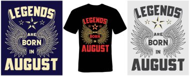 Efsaneler ağustostaki tişört tasarımında doğar.