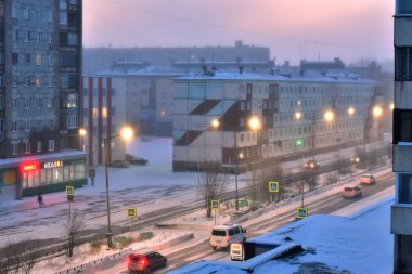 Taimyr 'in kuzeyindeki kutup şehrinin fotoğrafları..