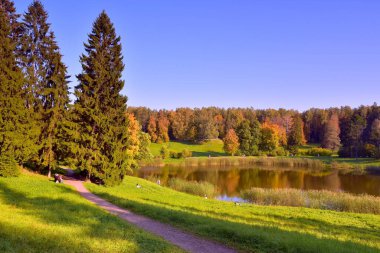 Sonbahar parkının güzel fotoğrafları..