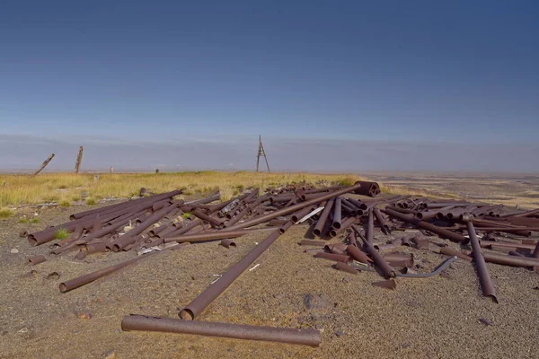 Çevresel bir felaketin fotoğrafları. İnsan faaliyetlerinin sonuçları. 
