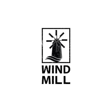 River Creek ve Wind Mill Çiftlik Alanı logosu tasarımı ilham verici.