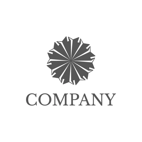 Abstract Spiral Flower Logo Applied Beauty Spa Logo Design Inspiration — Stock Vector