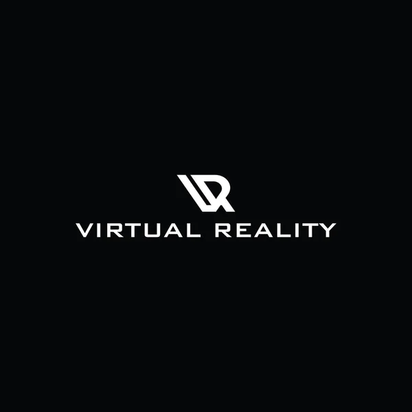 Abstract Initial Letter Logo Virtual Business Logo Design — Stock Vector