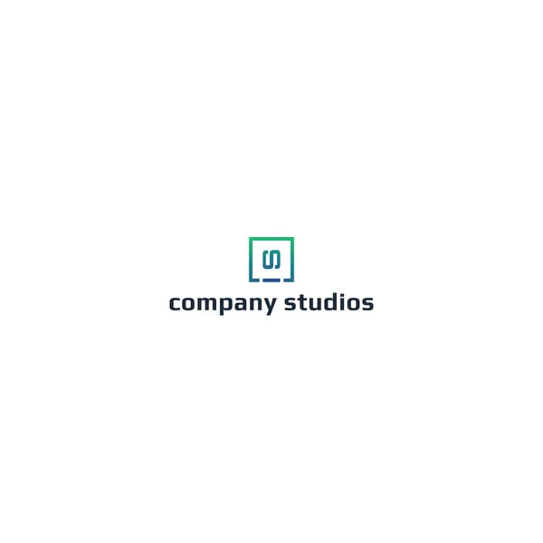 Inspiração Projeto Logotipo Tecnologia Internet Simbolizada Por Uma Letra Inicial — Vetor de Stock