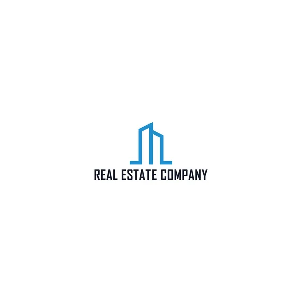 Logo Design Inspiration Real Estate Investment Company Inspired Abstract Letter — 스톡 벡터