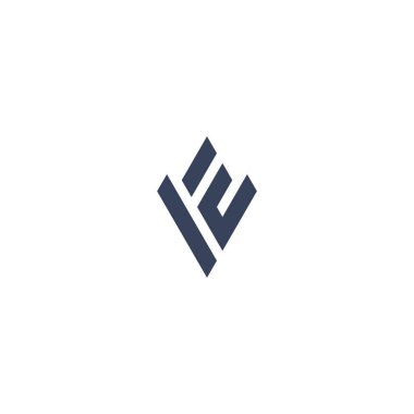 İlk adı LE Pr EL olan markalar veya şirketler için de uygun olan soyut ilk harf LE logosu beyaz arkaplan ile izole edilmiş koyu mavi logo ve finansal logo