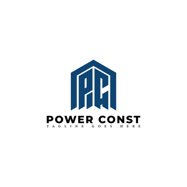 Logo Astratto Iniziale Colore Blu Isolato Sfondo Bianco Applicato Consulenza — Vettoriale Stock