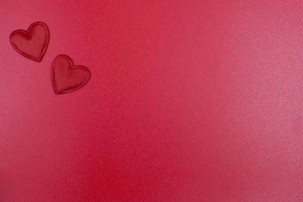 Hearts Red Background Abstract Sainte Valentine Background Mothers Day Birthday — Photo
