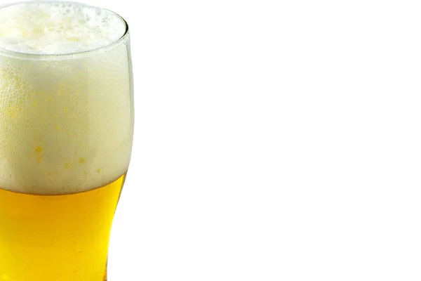 Detalhe Bebida Cerveja Close Super Macro Shot — Fotografia de Stock