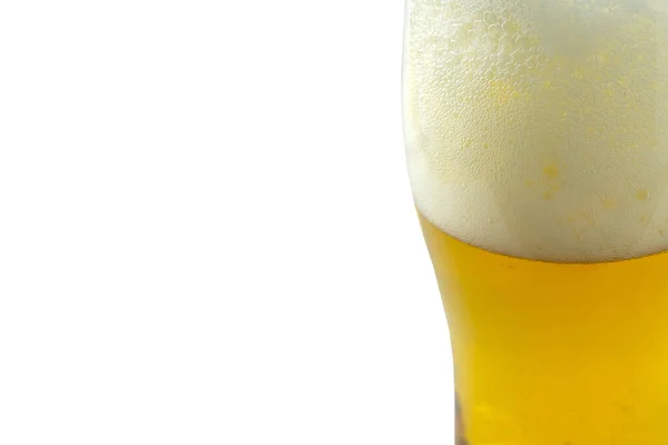 Detalhe Bebida Cerveja Close Super Macro Shot — Fotografia de Stock