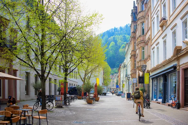 Heidelberg Alemania Mayo 2022 Mercado Calles Heidelberg Alemania Heidelberg Una — Foto de Stock