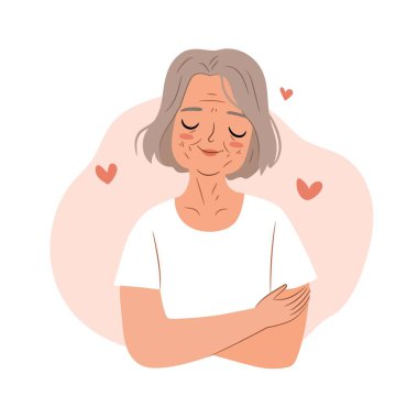 Kendini sevme kavramı. Üst düzey kadın karakterini soyutladı