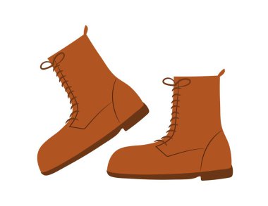 Modern kış botları. Beyaz arkaplanda izole